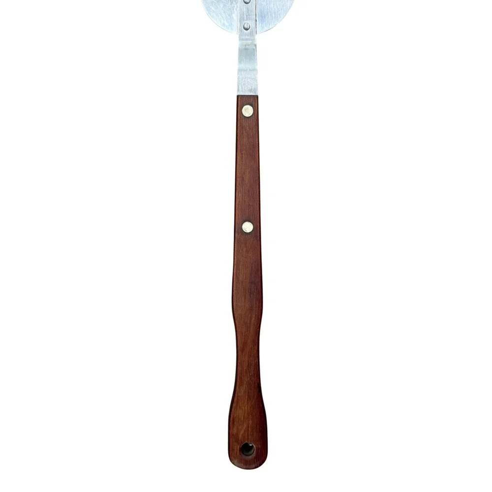 Vintage ACF Stainless Steel‎ Spatula Wood Handle Slotted Turner Kitchen Tool